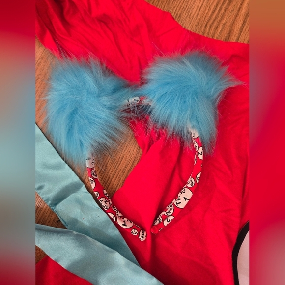 Dr. Seuss Thing Tutu Dress Thing 1 Adult Women's Large 12-14- Read Description - Picture 6 of 10